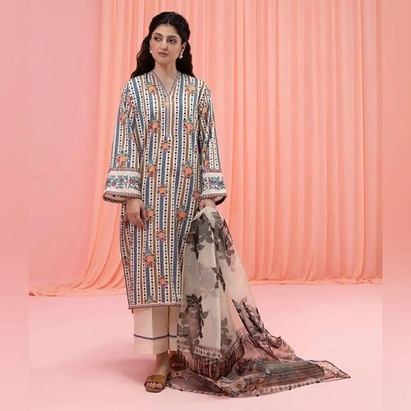 SAPPHIRE PAKISTANI AUTHENTIC DESIGNER DRESS 3 PIECE - Picture 2 of 8